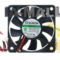 SUNON KDE1206PFV3 DC12V 0.6W  2-wire Cooling Fan