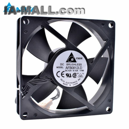 DELTA AFB0812LD-F00 12V 0.12A Double ball bearing cooling fan