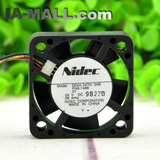 Nidec D04X-24TH 25B fh6-1486 24V 0.08A 3 line copier cooling fan