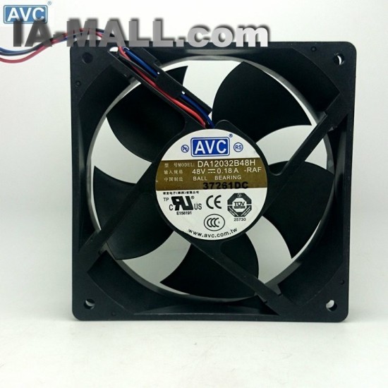 AVC DA12032B48H 120mm DC 48V 0.18A axial case cooling fan