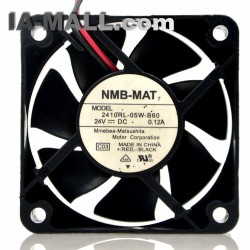 NMB 2410RL-05W-B60 6025 24V 0.12A 6cm inverter fan