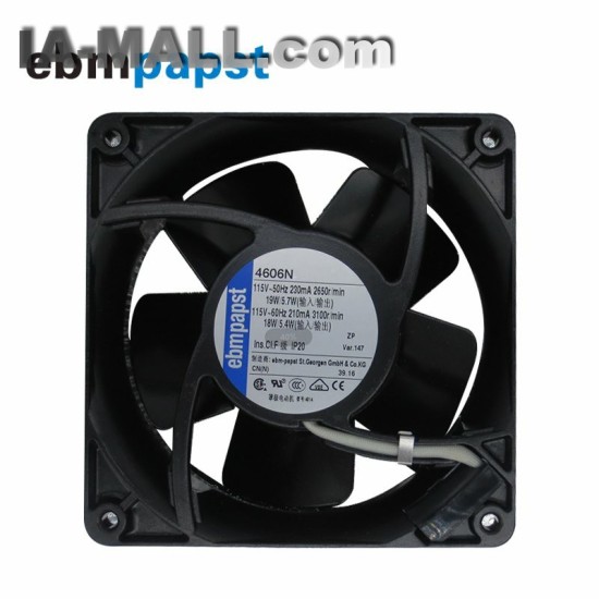 Ebmpapst 4606N AC115V 18W axial cooling fan