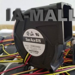 Sanyo 109BD24HD2 DC 24V 0.17A 3-wires Turbo Blower Centrifugal Cooling Fan