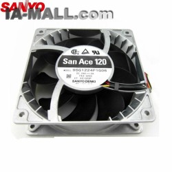 SANYO 9SG1224P1G06 24V 2.0A 6000RPM 260CFM cooling fan