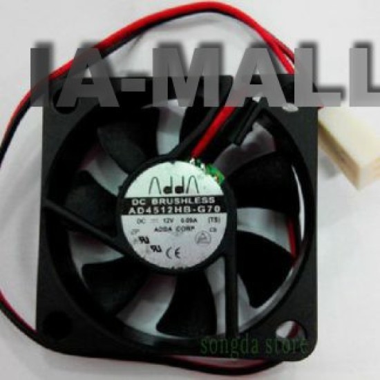 ADDA AD4512HB-G70 DC12V 0.09A 2-wire 40mm  Server inverter  cooling fan