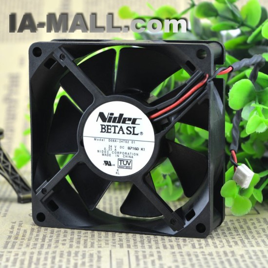 NIDEC D08A-24TS2 01 24V 8CM 80X25MM inverter cooling fan