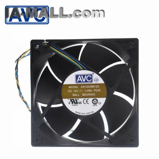 AVC  DS12025B12U 12V 1.05A  cooling fan