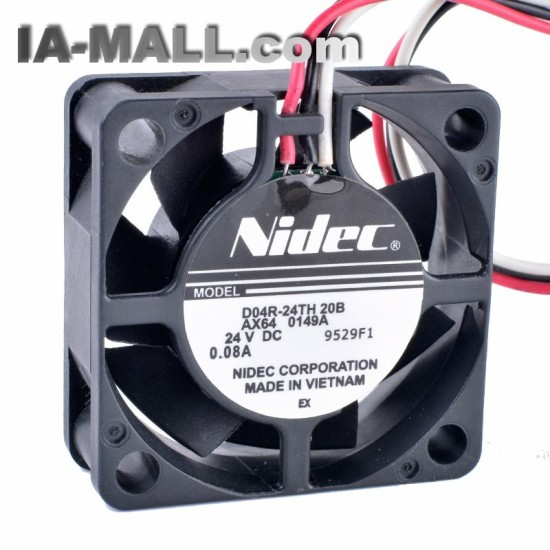 Nidec D04R-24TH 20B 24V 0.08A Three-wire inverter cooling fan