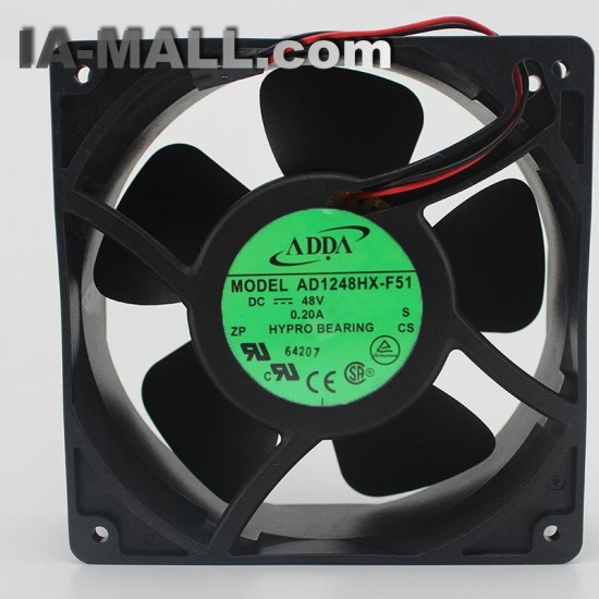 ADDA AD1248HX-F51 DC48V 0.20A hypro bearing cooling fan