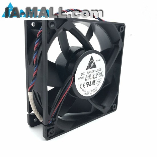 Delta AFB1212GHE 120x120x38mm DC 12V 3.24A 3-pin TAC connector axial powerful cooling fan