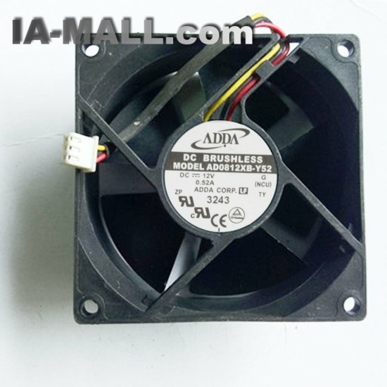 ADDA AD0812XB-Y52 DC12V 0.52A  8mm cooling fan