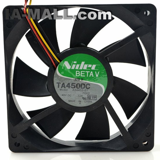 Nidec TA450DC A34452-57 DC48V 0.12A ball bearing Radiator cooling fan