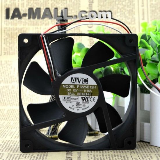 AVC F1225B12H 12V 0.45A 12cm 125 Double Ball Cooling fan