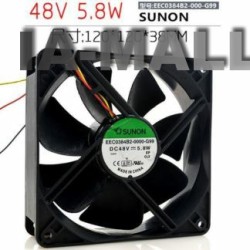 SUNON EEC0384B2-0000-G99 DC 48V 5.8W 3-Wire Cooling Fan