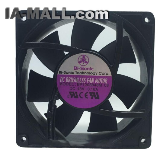 Bi-sonic BP1203848M-03 DC48V axial flow cooling fan