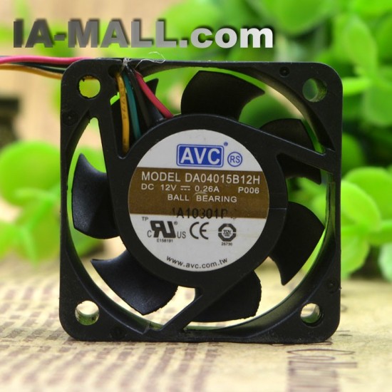 AVC DA04015B12H  12V 0.26A 4-wire PWM temperature control cooling fan