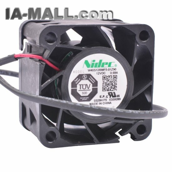 W40S12BMF5-01Z90 Nidec DC12V 0.68A fan