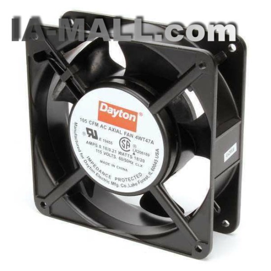 DAYTON 4WT47 115VAC 4-11/16″ Square Axial Cooling Fan DAYTON 4WT47 115VAC 4-11/16″ Square Axial Cooling Fan