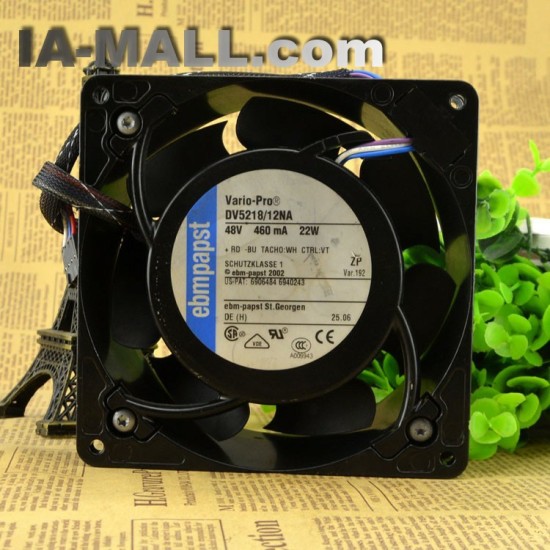 DV5218/12NA ebmpapst 48V 22W 0.46A 13CM 12738 12.7cm cooling fan