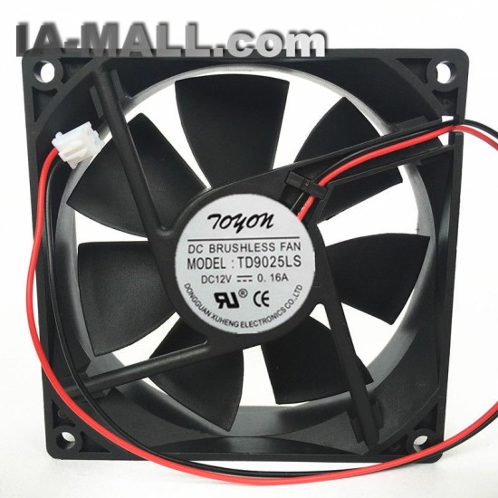 TONON TD9025LS DC12V 0.16A 2pin hydraulic mute cooling fan