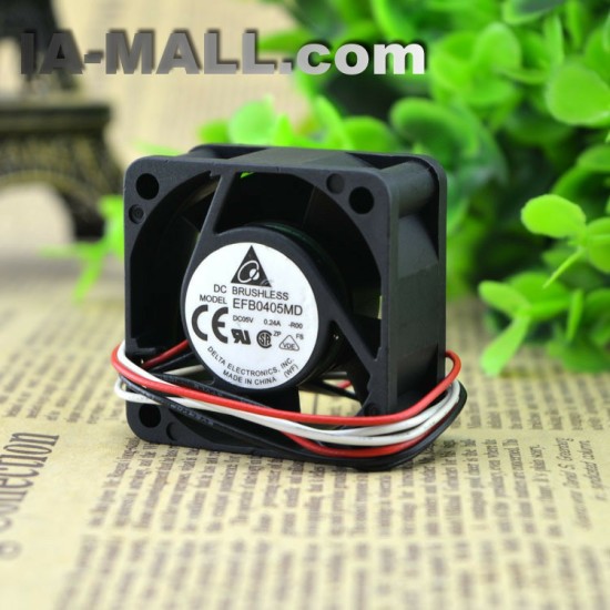 Delta EFB0405MD -R00 4cm DC5V 0.24A 3-wire 4-pin Server Axial Cooling Fan