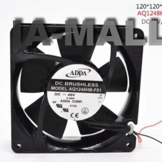 ADDA AQ1248HB-F51 48V 0.2A 2-lines humidifier waterproof cooling fan