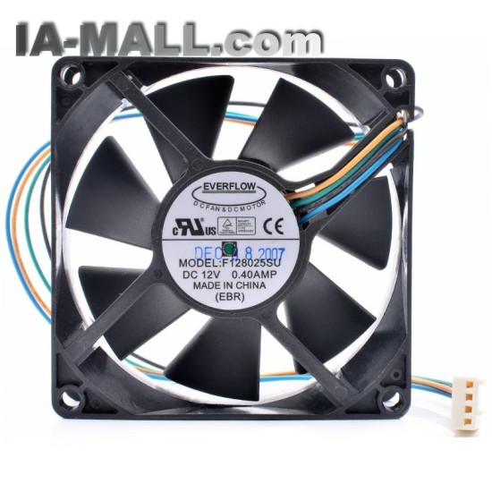 Everflow F128025SU 12V 0.40A 4 lines pwm cooling fan