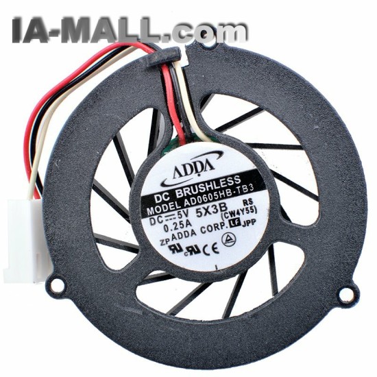 ADDA AD0605HB-TB3 DC 5V 0.25A Double ball bearing Notebook cooling fan