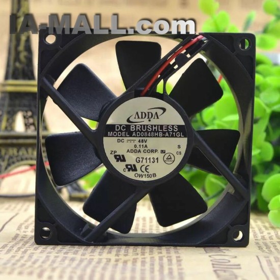 ADDA AD0848HB-A71GL 8025 80*80*25mm 8cm DC 48V 0.11A server inverter axial cooling fan