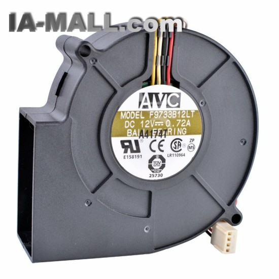 AVC F9733B12LT DC12V 0.72A Ball Bearing Server Fan