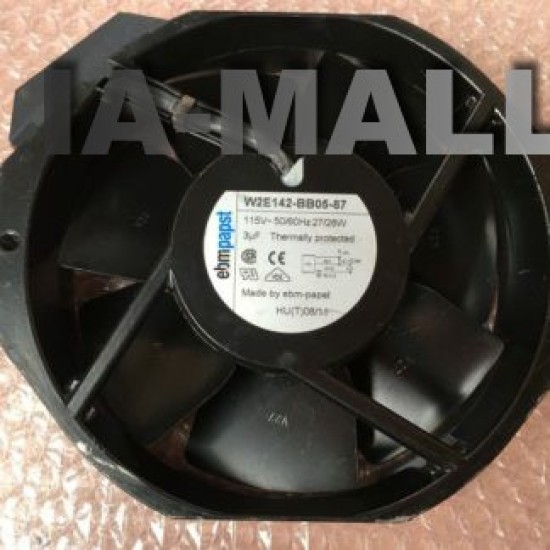 ebm W2E142-BB05-87 115VAC 27/28W 172*150*38mm high temperature equipment fan