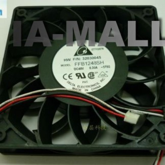 Delta FFB1248SH DC48V 0.30A 12CM dual ball bearing cooling fan