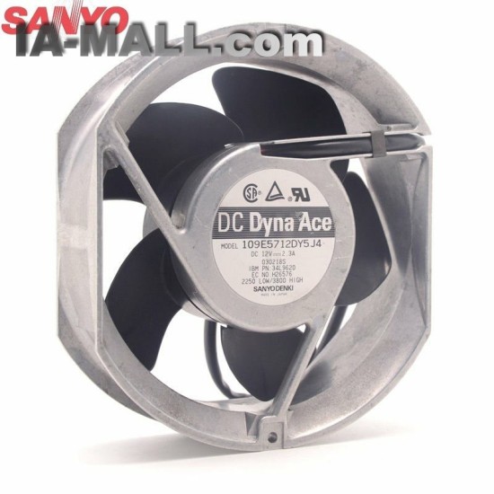 Sanyo 109E5712DY5J4 12V 2.3A metal frame Cooling fan