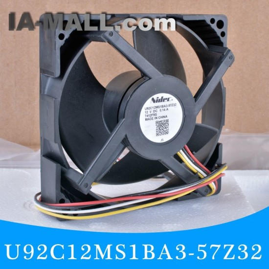 Nidec U92C12MS1BA3-57Z32 12VDC 0.14A refrigerator fan