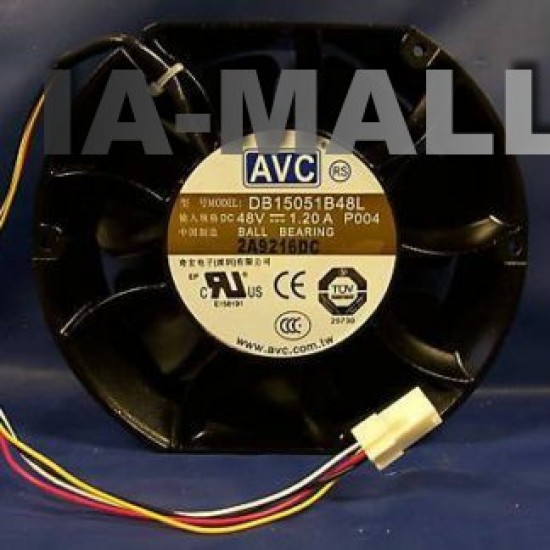 AVC DB15051B48L P004 DC48V 1.20A ball bearing fan