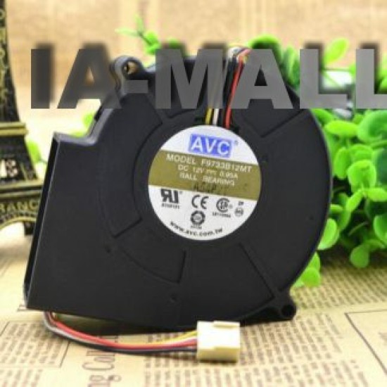 AVC F9733B12MT 12V 0.95A 4-wire blower fan