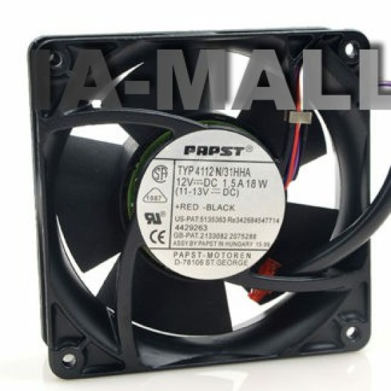 Papst TYP4112N/31HHA 12V 18W all-metal  cooling fan