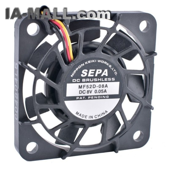 SEPA MF52D-08A DC8V 0.05A 8V silent cooling fan