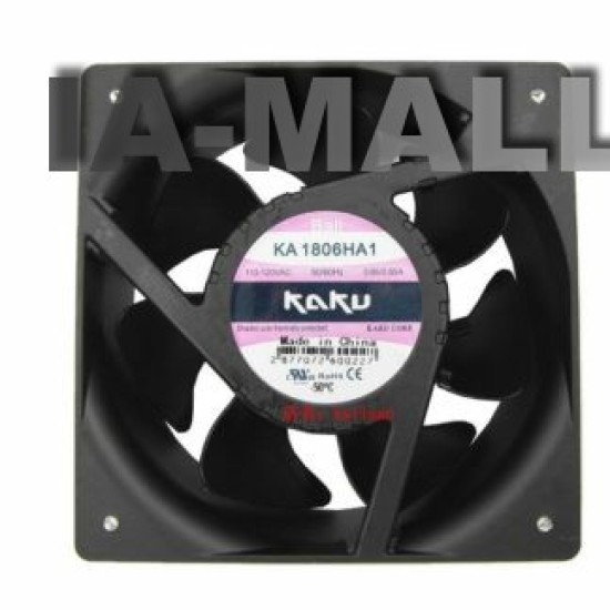 KAKU KA1806HA1 AC 110V 120V 0.65A 0.55A 180X180X65mm Server Square Fan