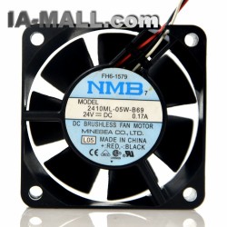 NMB 2410ML-05W-B69 24V 0.17A inverter cooling ball fan