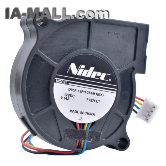 Nidec D05F-12PH 36AH1(EX) 12V 0.14A 4pin Turbo Blower Cooling Fan