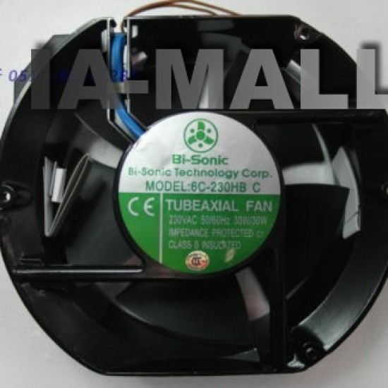 Bi-sonic 6C-230HBC 230VAC tubeaxial cooling fan