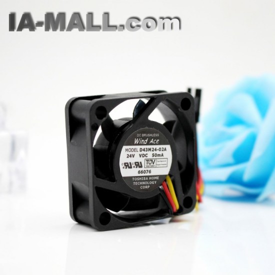 Wind Ace D43M24-02A DC24V 50mA DC BRUSHLESS cooling fan