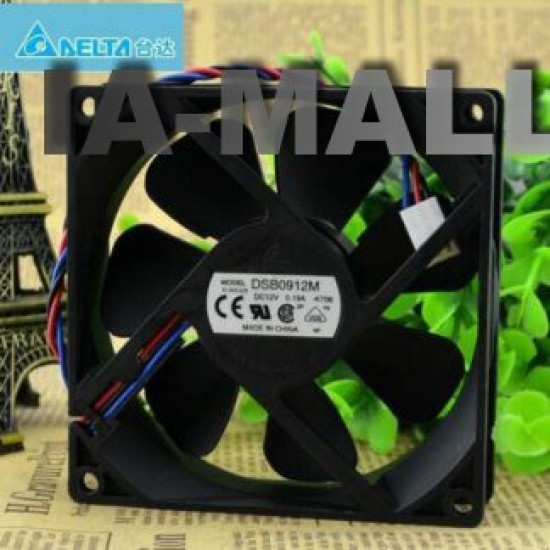 Delta DSB0912M DC12V 0.19A  3-wire Cooling Fan