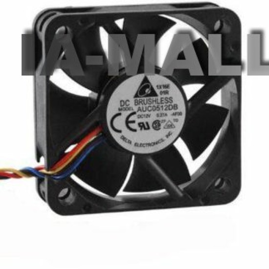 Delta AUC0512DB 5015 50x50x15mm 5cm DC 12V 0.27A 4 Lines Server Inverter Cooling Fan