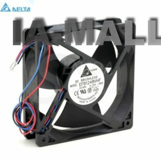 Delta EFB1248VHF DC48V 0.33A 3lines -ROO -R00 axial cooling fan