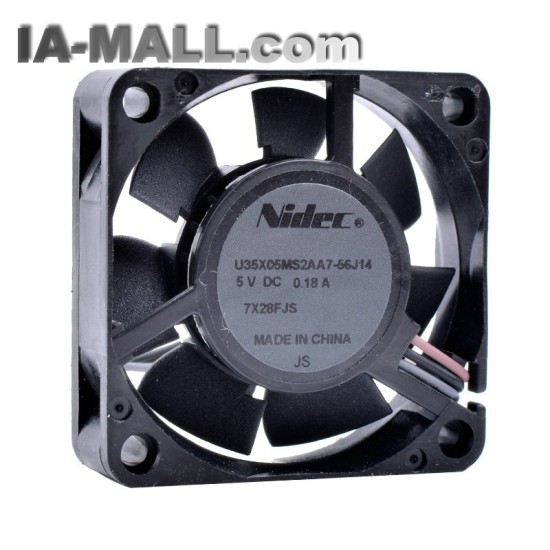 Nidec U35X05MS2AA7-56J14 DC 5V 0.18A Small equipment cooling fan