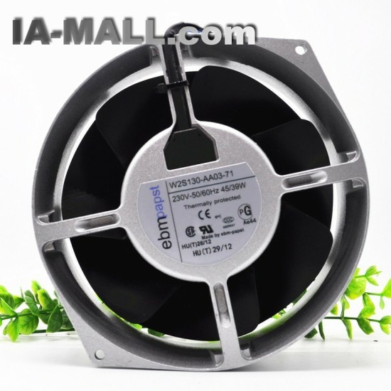 Ebm Papst W2S130-AA03-71 AC 230V 39~45W 172x150x55mm Server Round Cooling Fan