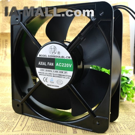 Jiulong G20060HA2BL-CW  AC220V 0.48A 65W AXIAL FAN