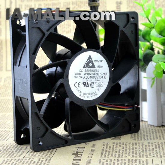 Delta QFR1212EHE 12CM 12V 1.50A Cooling fan